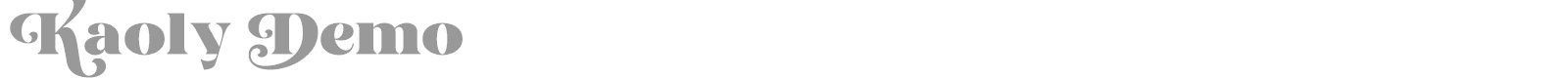 Kaoly font preview